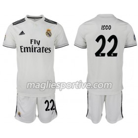 Completo Calcio Real Madrid ISCO 22 Bambino Divisa Prima 2018/2019
